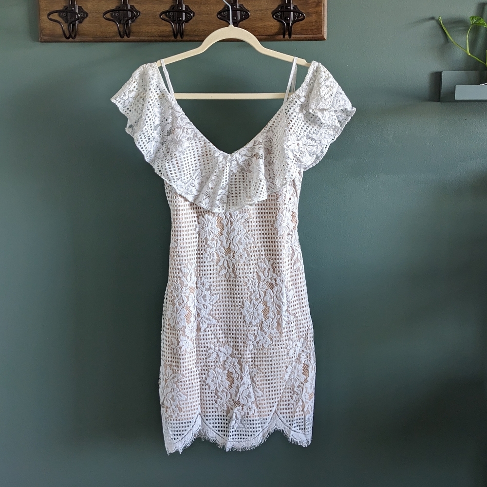 Wayf dress light blue size xs
